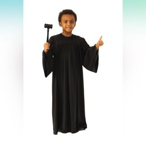 NWT Unisex-child Costume Judge Robe only size small 4 - 6